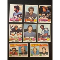 (800) 1975 Topps Football Cards Mixed Grade