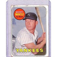 1969 Topps Mickey Mantle Lower Grade