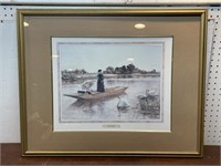 Framed print - Afternoon punting by B.D. Sigmund
