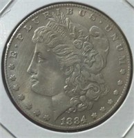 1884s Morgan dollar token