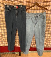 2 Pairs of Pants Size 12S & 10S, Christopher&Banks