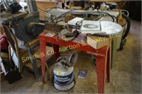 RBI HAWK SCROLL SAW ON STAND W/ CONTENTS