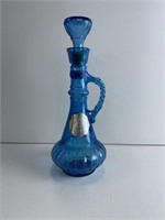 Beam Decanter In Coblat Blue