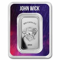 John Wick 1 Oz Silver Continental Bar (in Tep)