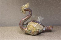 Artglass Millifiori Swan