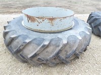 16.9 -34 tractor tire & rim