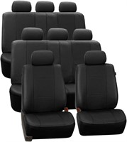 $100  FH Group 3 Row Car Seat Covers  Black