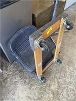 Flat mover dolly and craftsmen shop chair missing