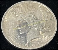 1923 Silver Peace Dollar EF