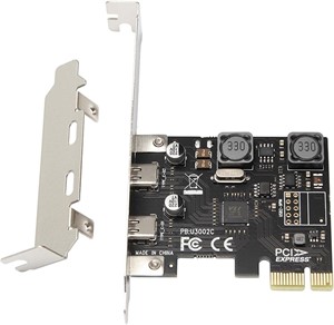 NEW 2 Ports PCIe Add-On Adapter Card