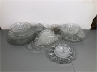 Large lot of cut glass