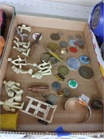 Misc. Figurines and Coins - Flat