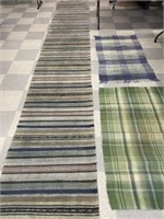 3 Flat Weave Rugs