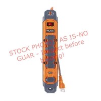 Rigid 8 ft. Cord 6-Outlet Surge Protector