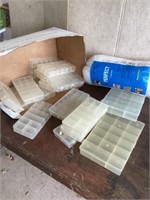 Plastic storage compartments