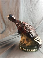 Vintage Ceramic Wild Turkey Ceramic Liquor Bottle