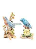 2 Porcelain Bird Figures