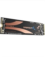 (New) SABRENT 1TB Rocket Nvme PCIe 4.0 M.2 2280