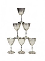 SET OF MEXICAN STERLING SILVER CORDIALS