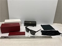 New! Cartier Black Sunglasses CT01315A 001