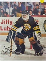 Reggie Lemelin Boston Bruins Signed Hockey Photo
