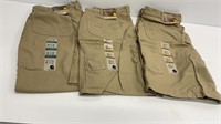 NEW carhartt khaki pants 36x30 and (2) pairs of