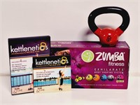 Zumba Fitness & Kettle Bell Kettlenetics DVDs
