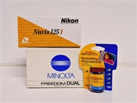 Cameras: New Nikon Navi’s 125i, Minolta