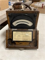 Vintage Weston D.C. Voltmeter Model 45