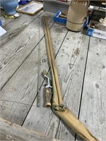 Vintage Fishing Pole with Canvas Sleeve