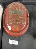 Vintage fire alarm