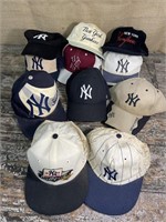 Box of New York Yankees hats