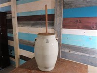 VINTAGE BUTTER CHURN CROCK - MEDALTA