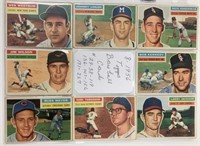 (8) 1956 TOPPS BASEBALL CARDS