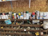 All Paint Cans on Shelf