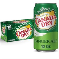 Canada Dry Ginger Ale 12oz, 12 Pack - 4 Pack