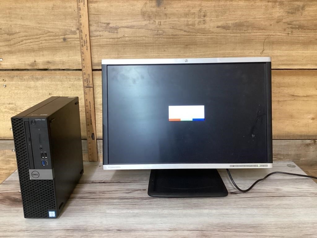 Hp monitor  and dell computer (untested)