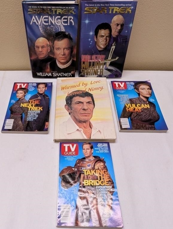 Star Trek - Book lot of 6