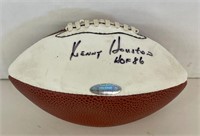 Original Auto. Kenny Houston HOF 1986 Mini Footbal