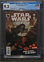 2011 Star Wars Legacy War #5 Comic Book