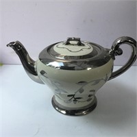 SILVER LUSTRE TEAPOT ENGLAND