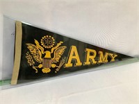 Antique Army pennant felt