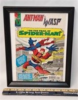 ANTMAN/WASP/SPIDERMAN Comic Cover Framed