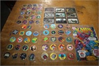 Collection of XMen Comic Books & Assorted Buttons