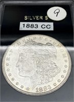 1883-CC Brilliant Uncirculated Morgan Silver