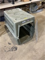 Lg dog crate, disassembled, 24”w x 39”d x 30”t