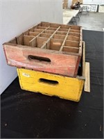 Vintage Wooden Soda Crates