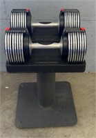 Weider Core Adjustable Weights w/ Stand