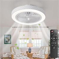 POWROL FIXED CEILING FAN WITH LIGHT AND REMOTE