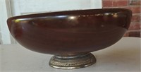 Hunt Silver Co. Solid Mahogany Bowl